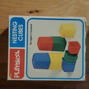 Vintage  1978 playskool nesting tubes